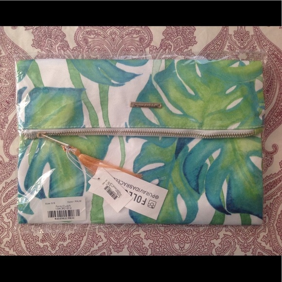 🌺NWT Pura Vida Large Palm Clutch🌺 - Picture 11 of 11